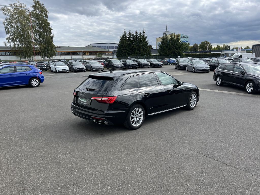 Audi A4 2023 г. Чёрный, пробег 46314 км
