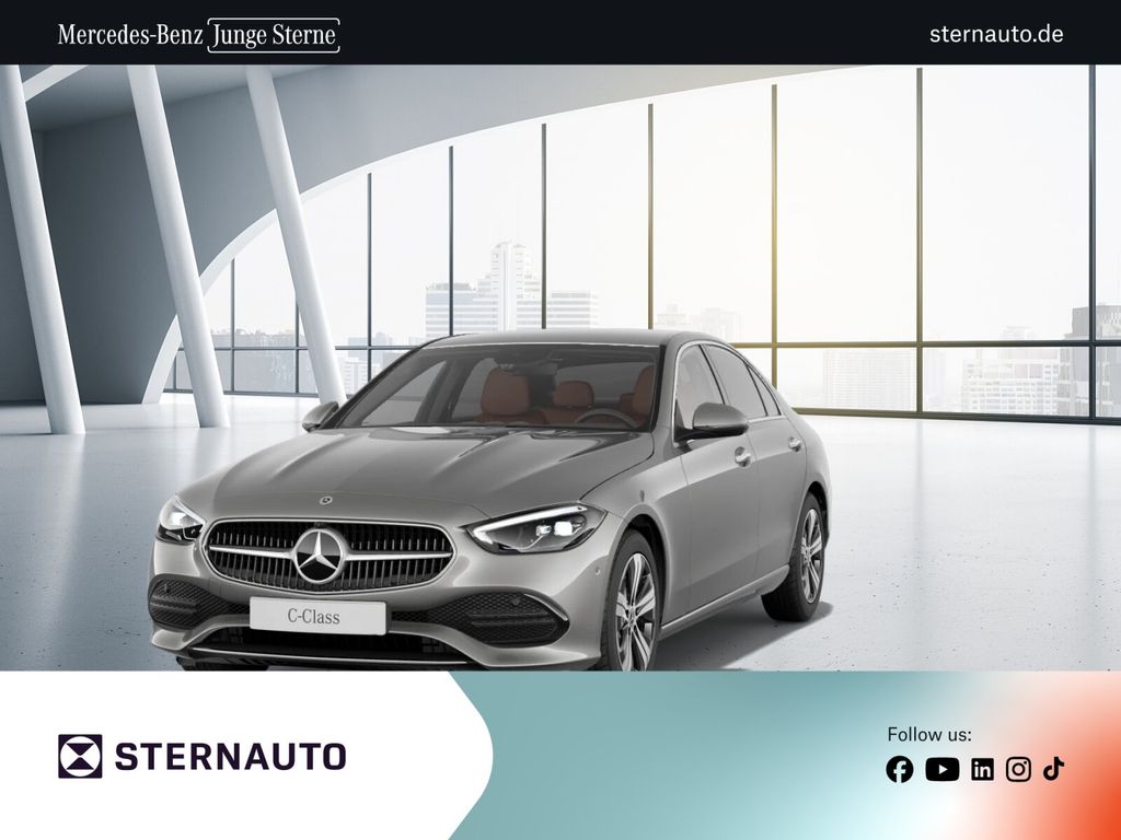 Mercedes-Benz C 200 2022 г. Серебристый, пробег 40552 км