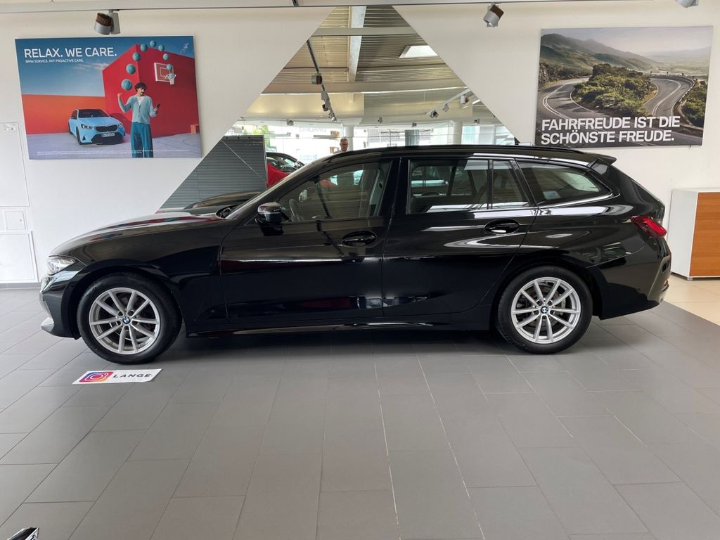 BMW 320 2023 г. Чёрный, пробег 46946 км