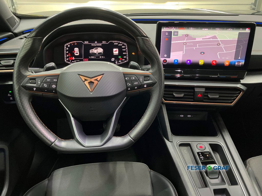 Cupra Formentor 2021 г. Чёрный, пробег 57500 км