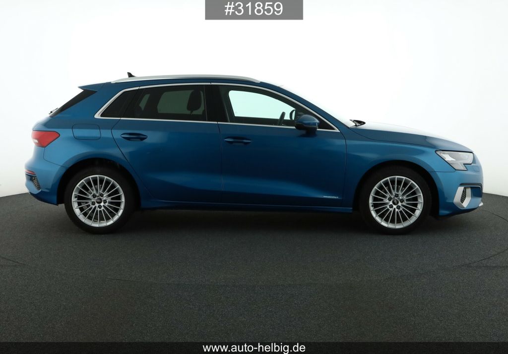 Audi A3 2023 г. Синий, пробег 53700 км
