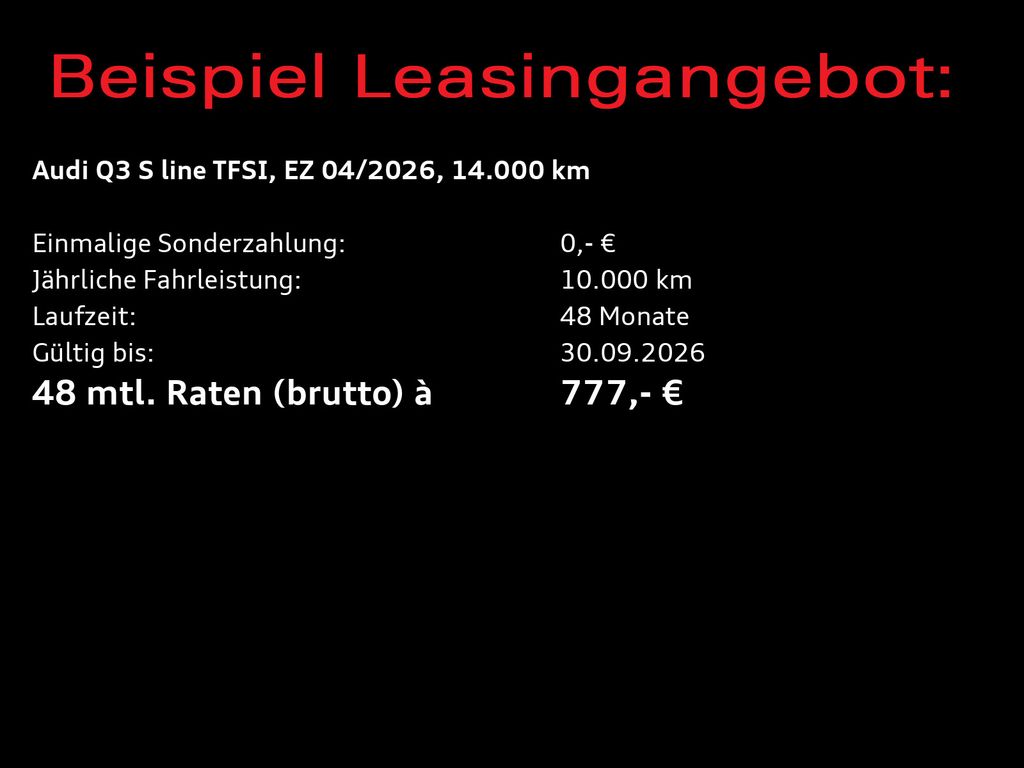 Audi Q3 2026 г. Зелёный, пробег 14000 км