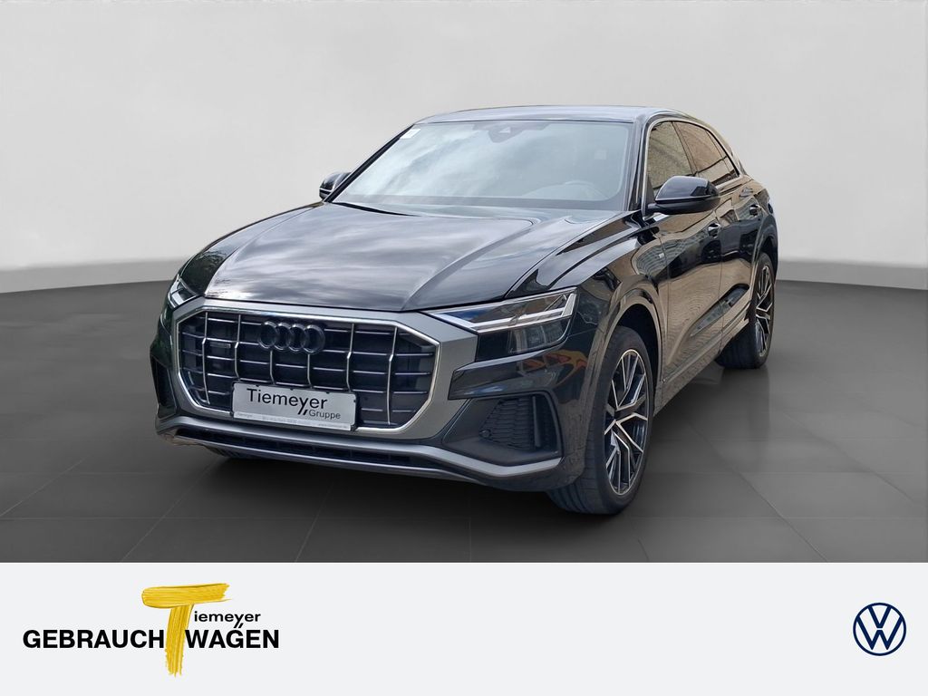 Audi Q8 2023 г. Чёрный, пробег 38736 км