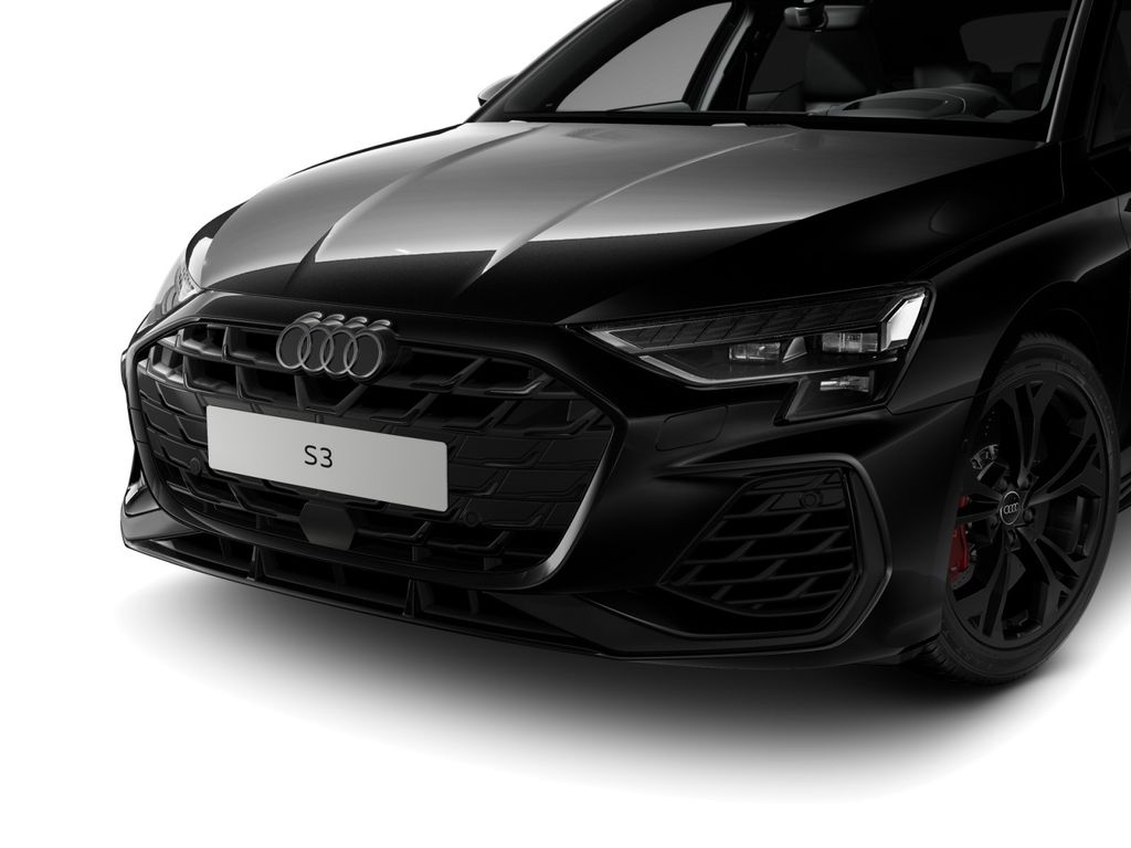 Audi S3 2025 г. Чёрный, пробег 36550 км