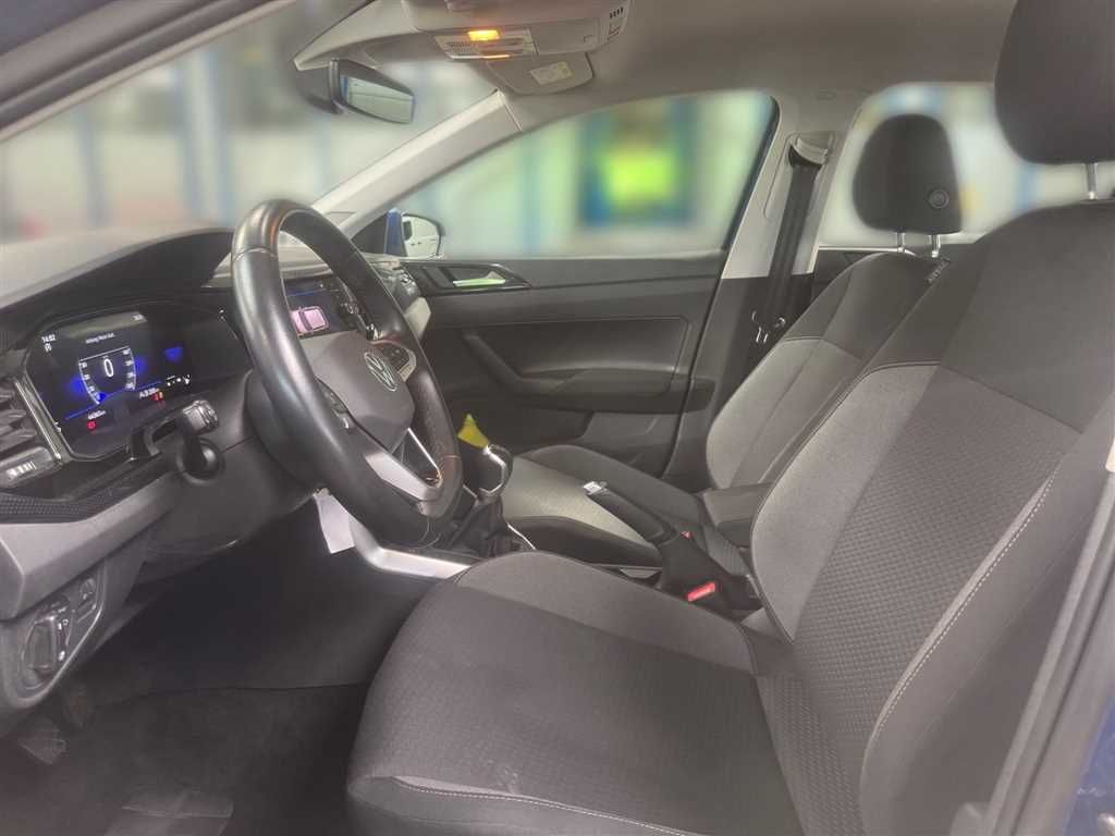 Volkswagen Polo 2023 г. Синий, пробег 44362 км