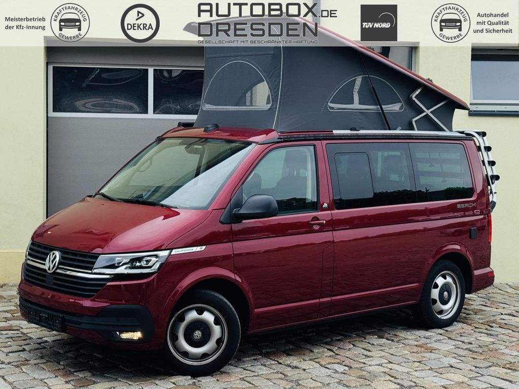 Volkswagen T6 CALIFORNIA 2024 г. Красный, пробег 58903 км
