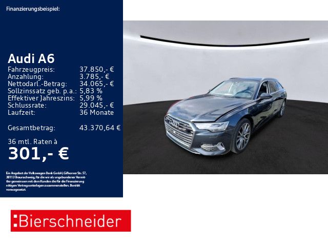 Audi A6 2023 г. Серый, пробег 41826 км