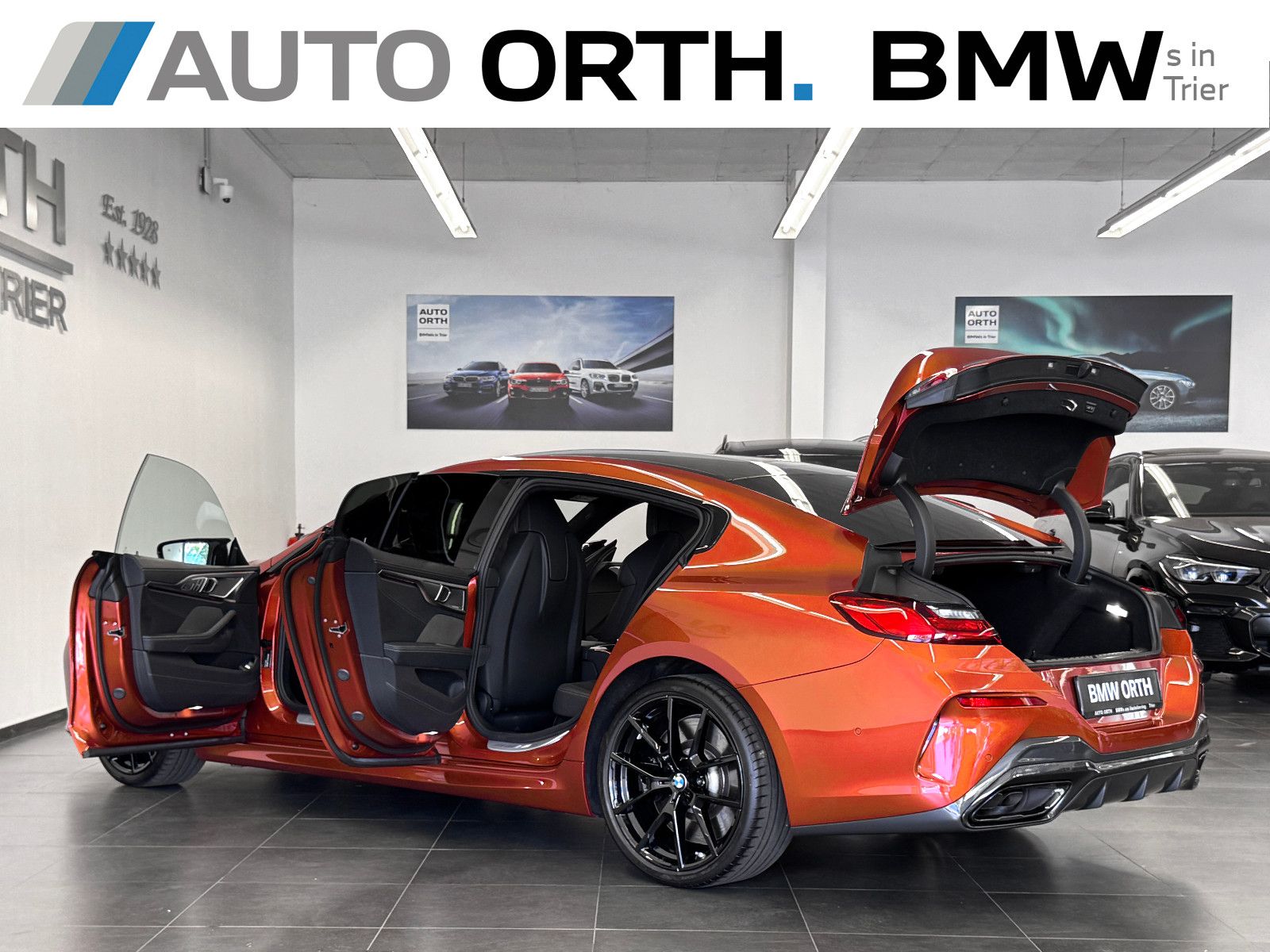 BMW M850 2023 г. Оранжевый, пробег 33500 км