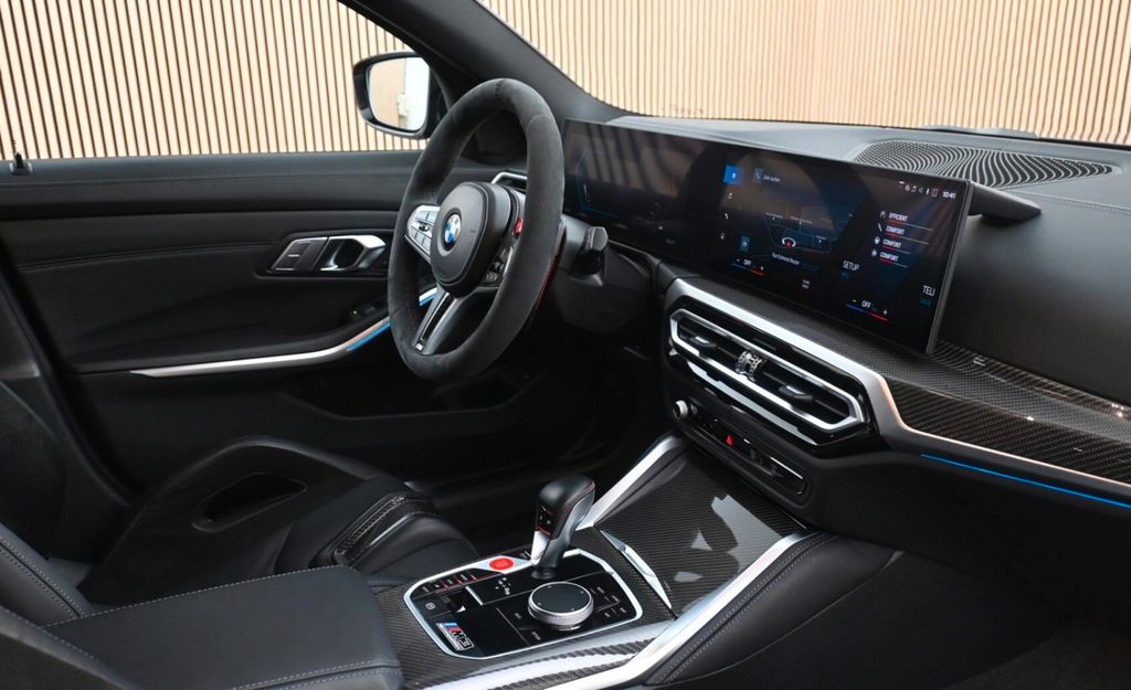 BMW M3 2024 г. Чёрный, пробег 46550 км