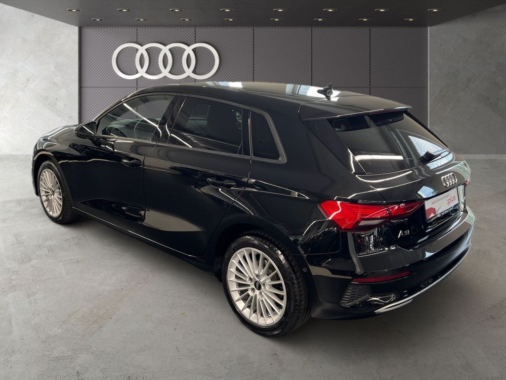 Audi A3 2023 г. Чёрный, пробег 38034 км