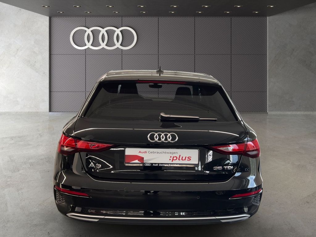 Audi A3 2023 г. Чёрный, пробег 38034 км