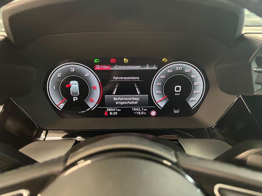 Audi A3 2023 г. Чёрный, пробег 38034 км