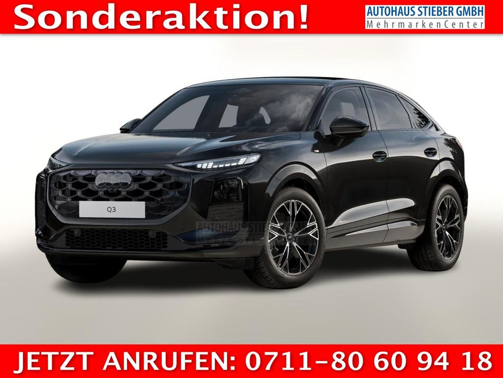 Audi Q3 2026 г. Чёрный, пробег 10 км