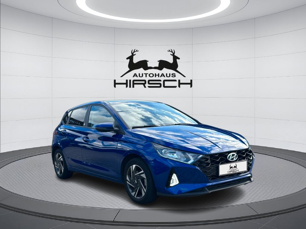 Hyundai i20 2022 г. Синий, пробег 34455 км