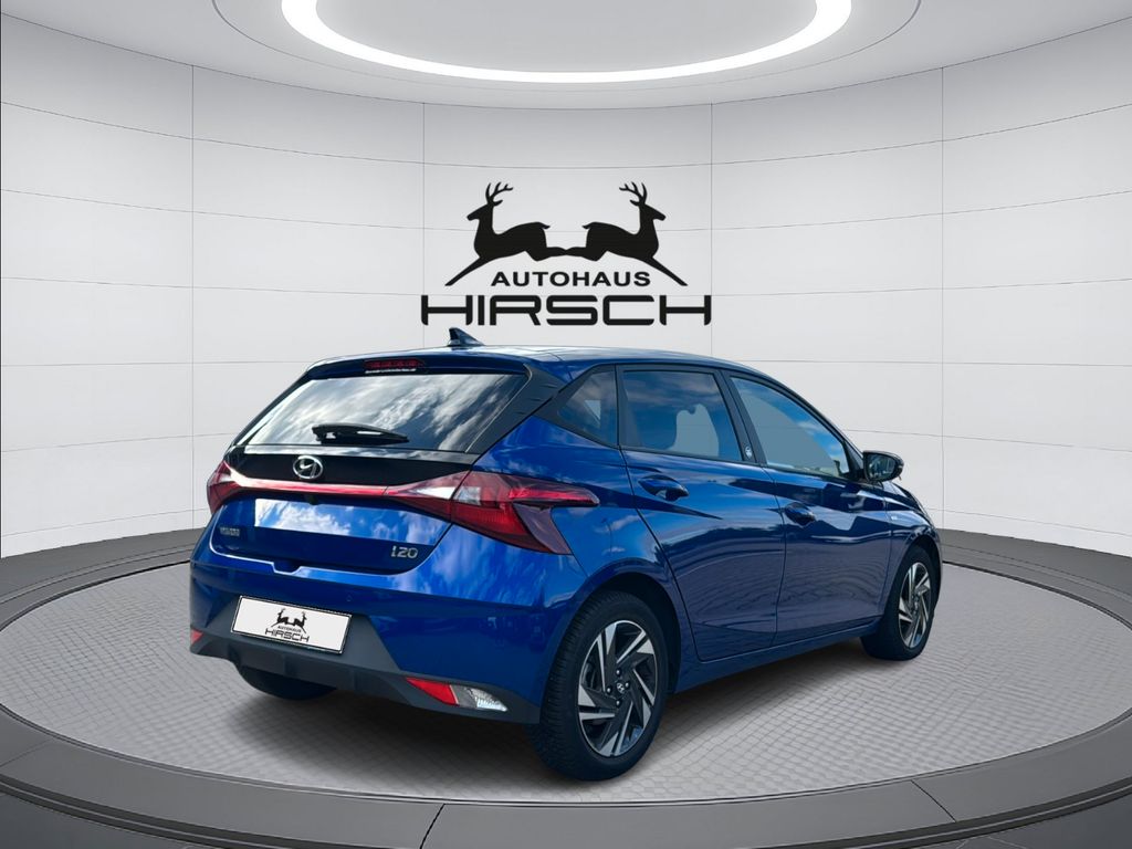 Hyundai i20 2022 г. Синий, пробег 34455 км