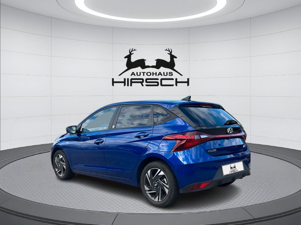 Hyundai i20 2022 г. Синий, пробег 34455 км