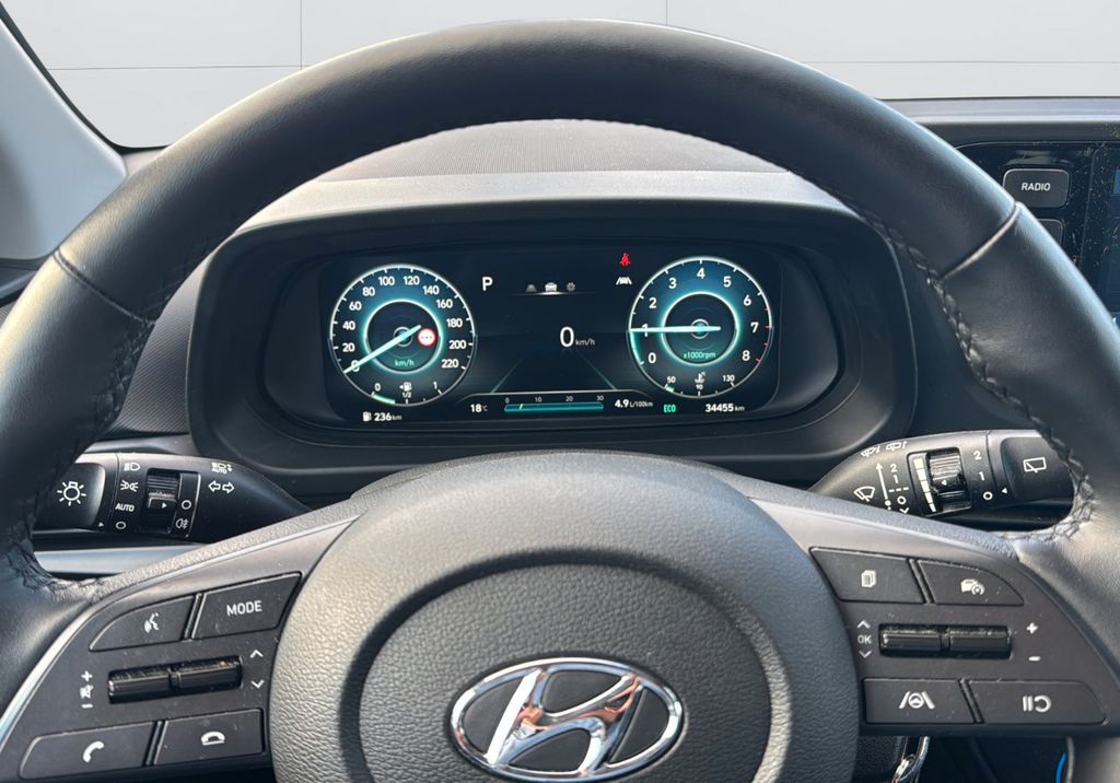 Hyundai i20 2022 г. Синий, пробег 34455 км