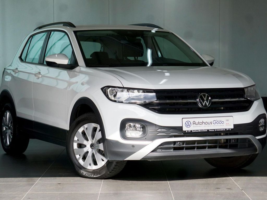 Volkswagen T-Cross 2022 г. Белый, пробег 25866 км