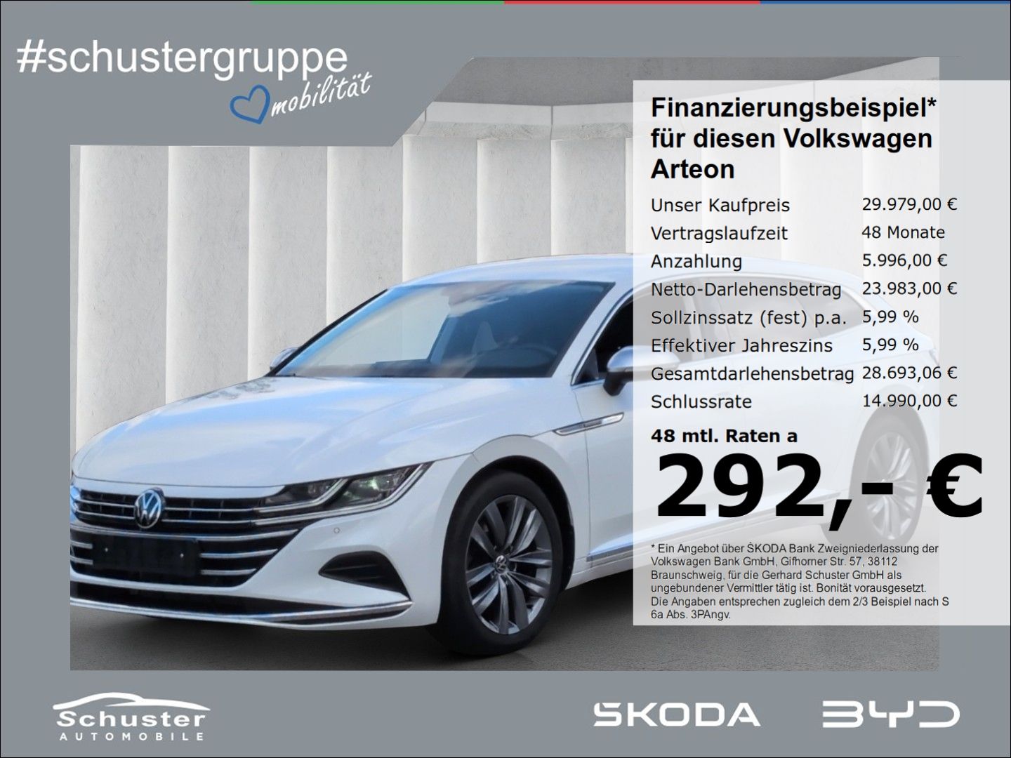 Volkswagen Arteon 2024 г. Белый, пробег 55064 км