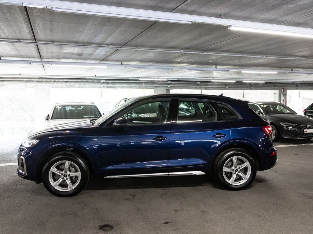Audi Q5 2025 г. Синий, пробег 24960 км