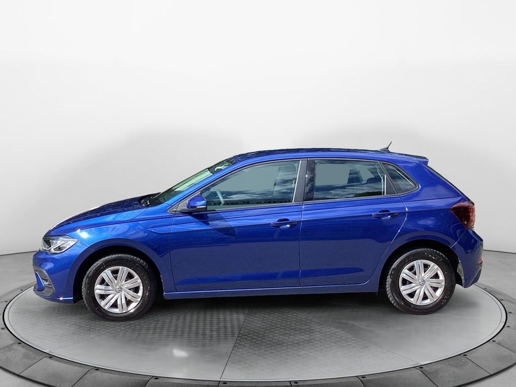 Volkswagen Polo 2022 г. Синий, пробег 44900 км