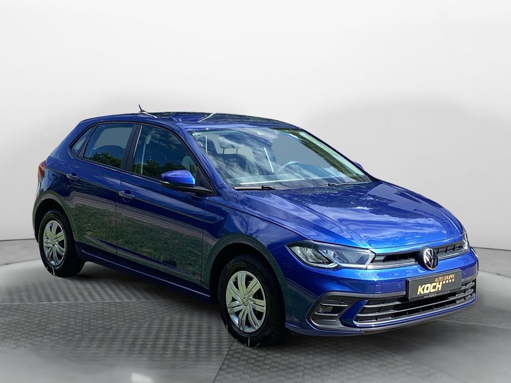 Volkswagen Polo 2022 г. Синий, пробег 44900 км