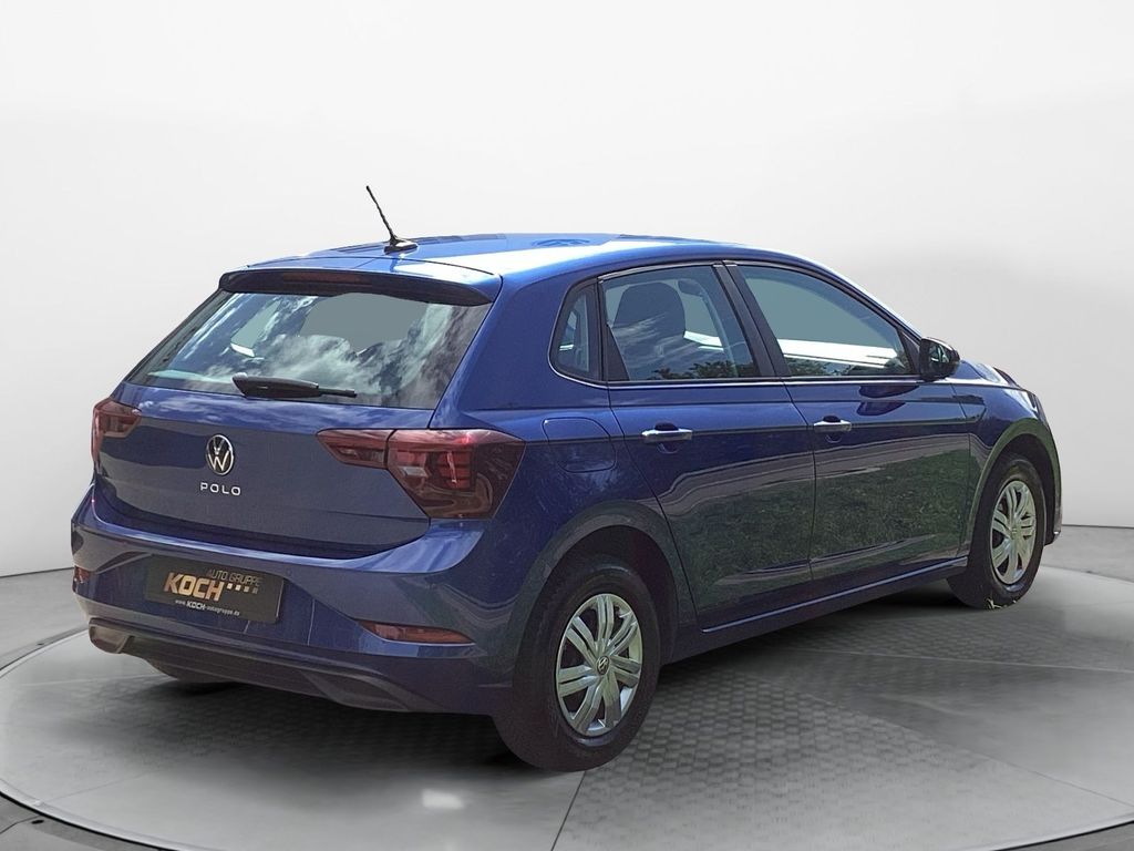 Volkswagen Polo 2022 г. Синий, пробег 44900 км