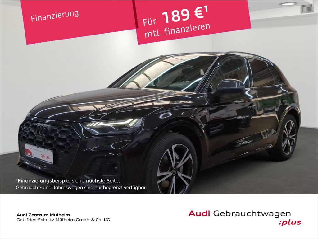 Audi Q5 2022 г. Чёрный, пробег 28926 км