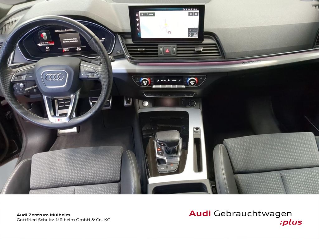 Audi Q5 2022 г. Чёрный, пробег 28926 км