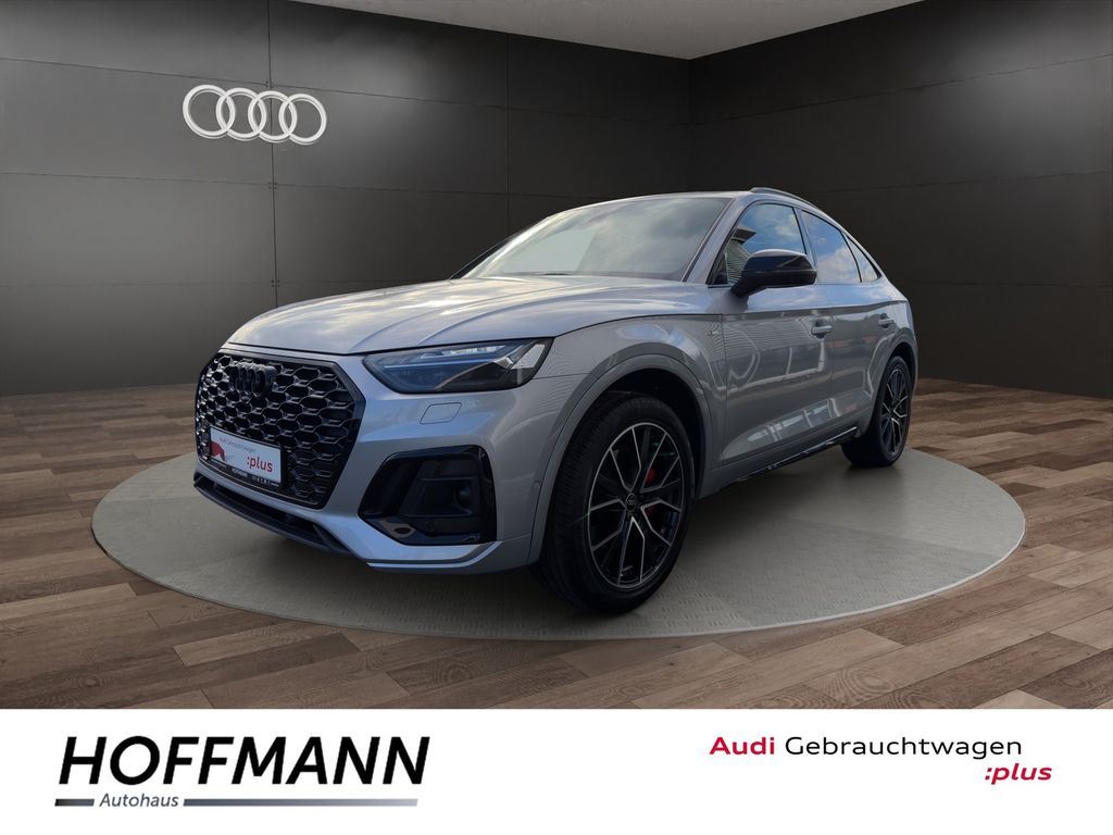 Audi Q5 2023 г. Чёрный, пробег 38314 км