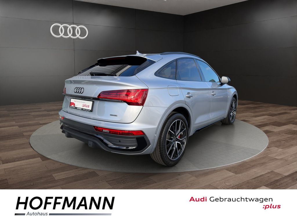 Audi Q5 2023 г. Чёрный, пробег 38314 км