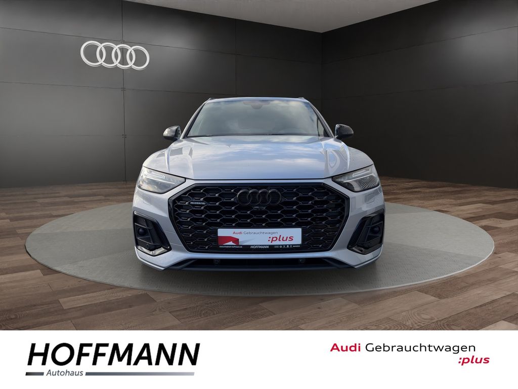 Audi Q5 2023 г. Чёрный, пробег 38314 км