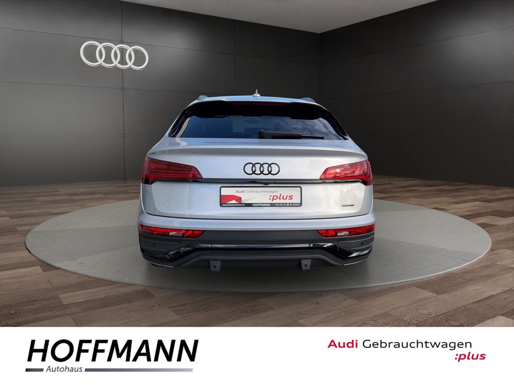 Audi Q5 2023 г. Чёрный, пробег 38314 км