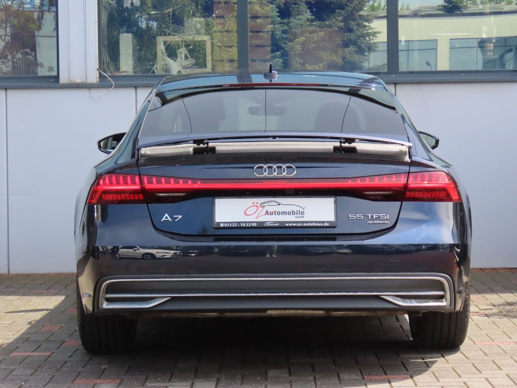 Audi A7 2022 г. Синий, пробег 45642 км