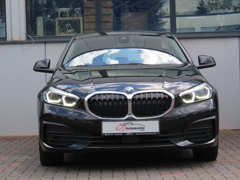 BMW 120 2023 г. Чёрный, пробег 56870 км