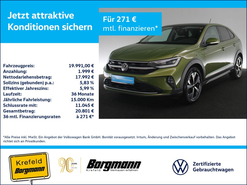 Volkswagen Taigo 2022 г. Зелёный, пробег 42580 км