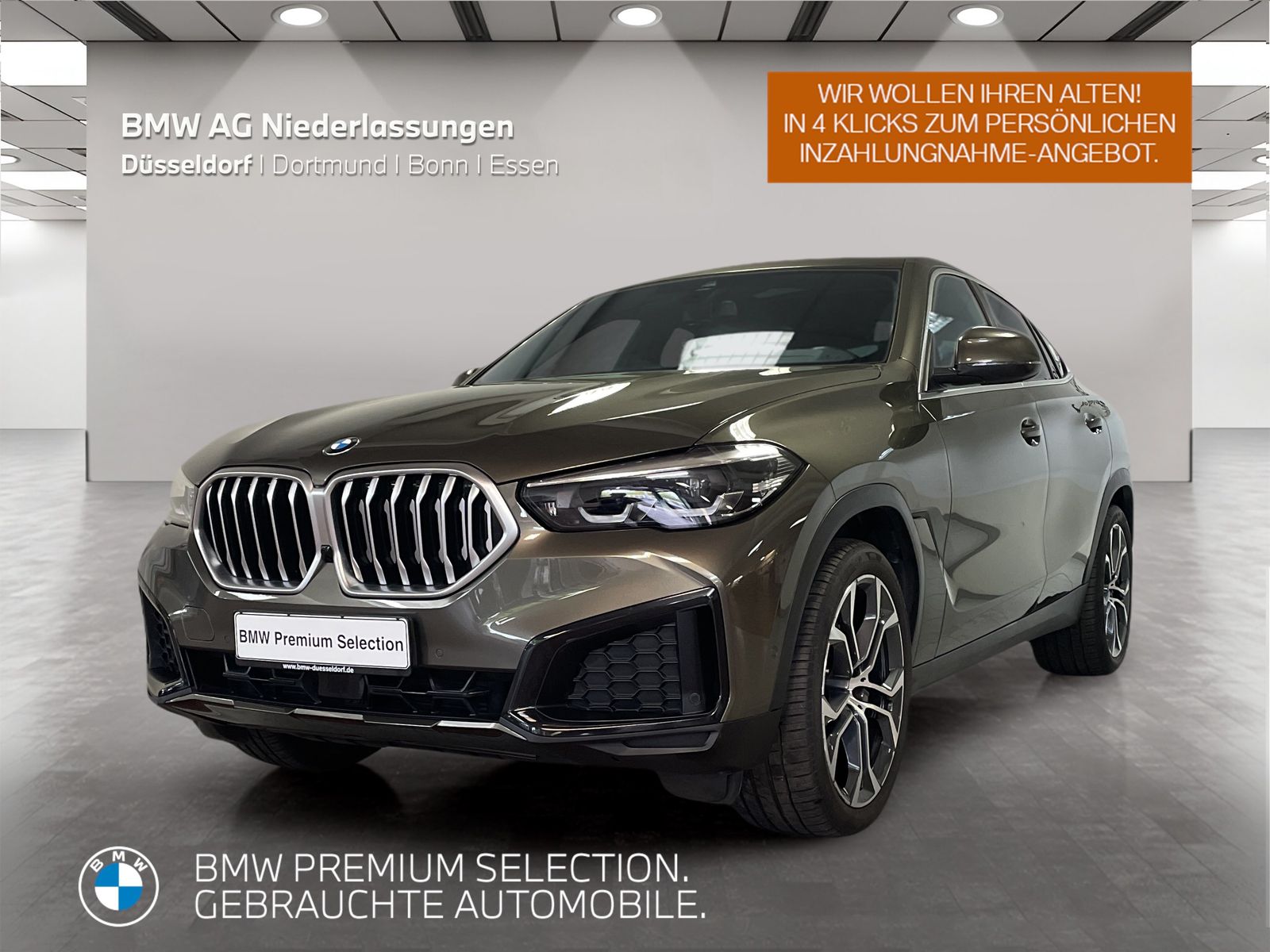 BMW X6 2022 г. Зелёный, пробег 29242 км