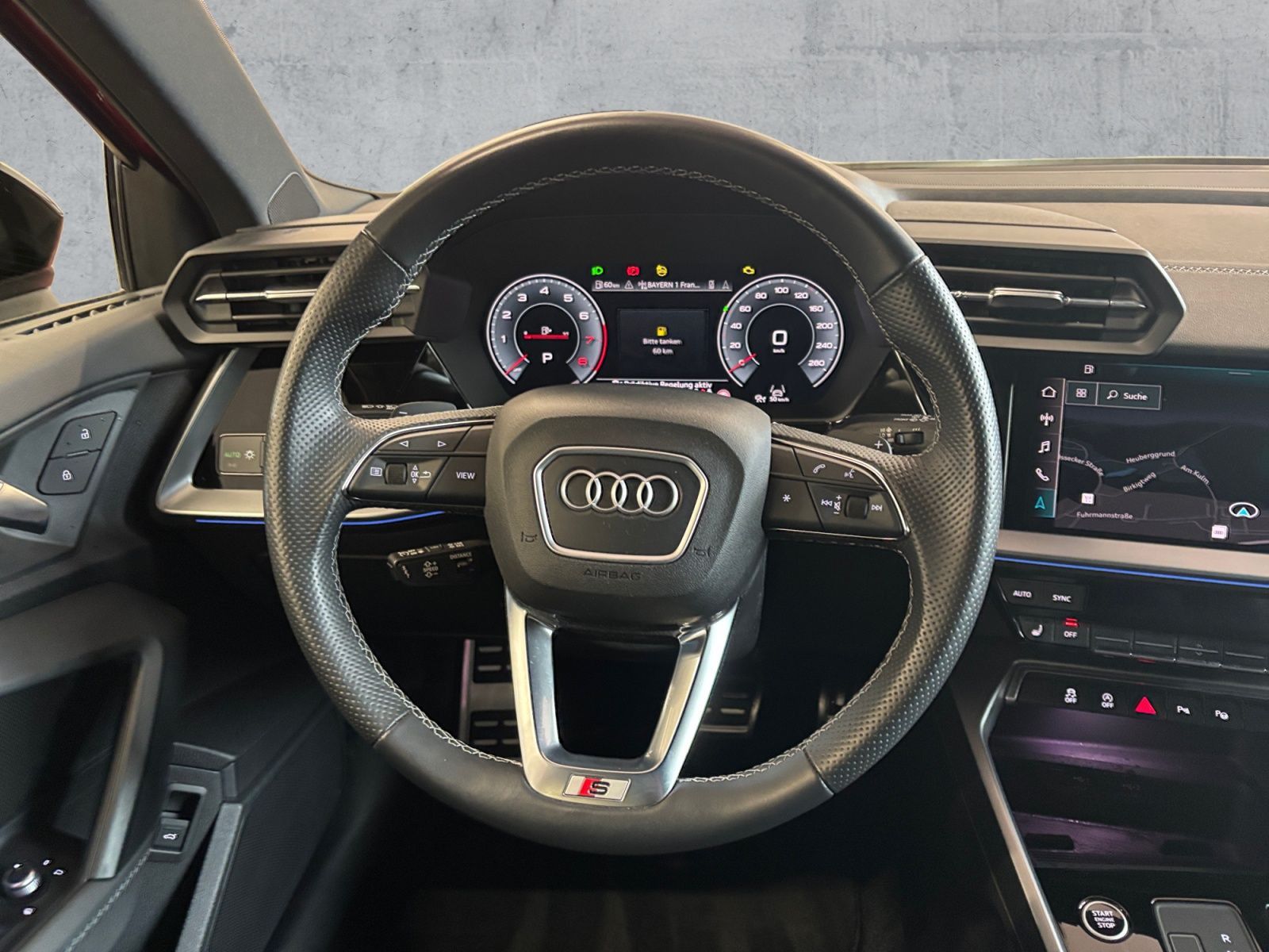 Audi A3 2022 г. Красный, пробег 25010 км