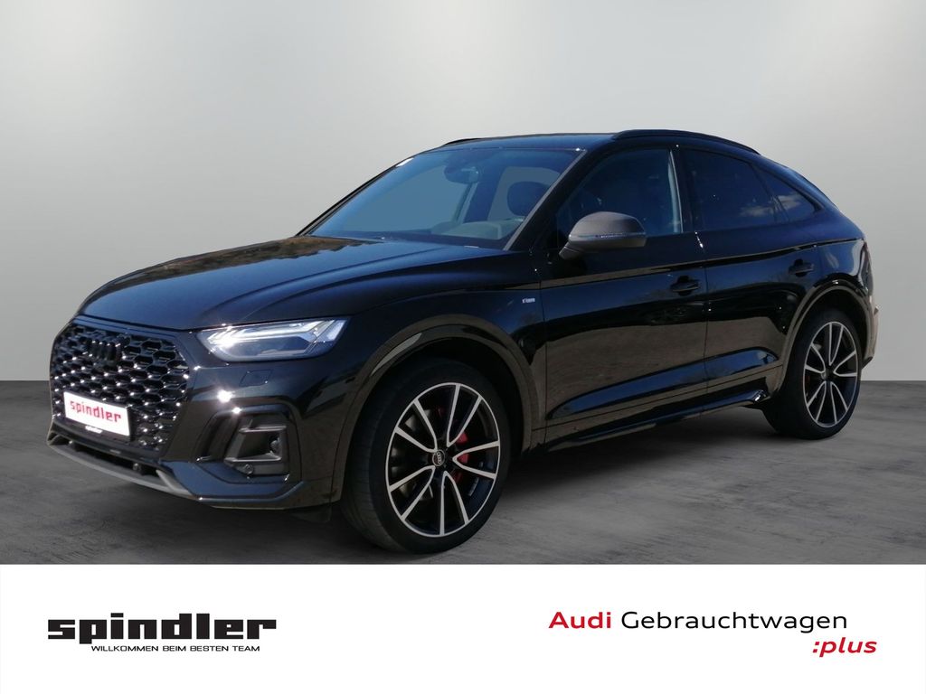 Audi Q5 2023 г. Чёрный, пробег 54900 км
