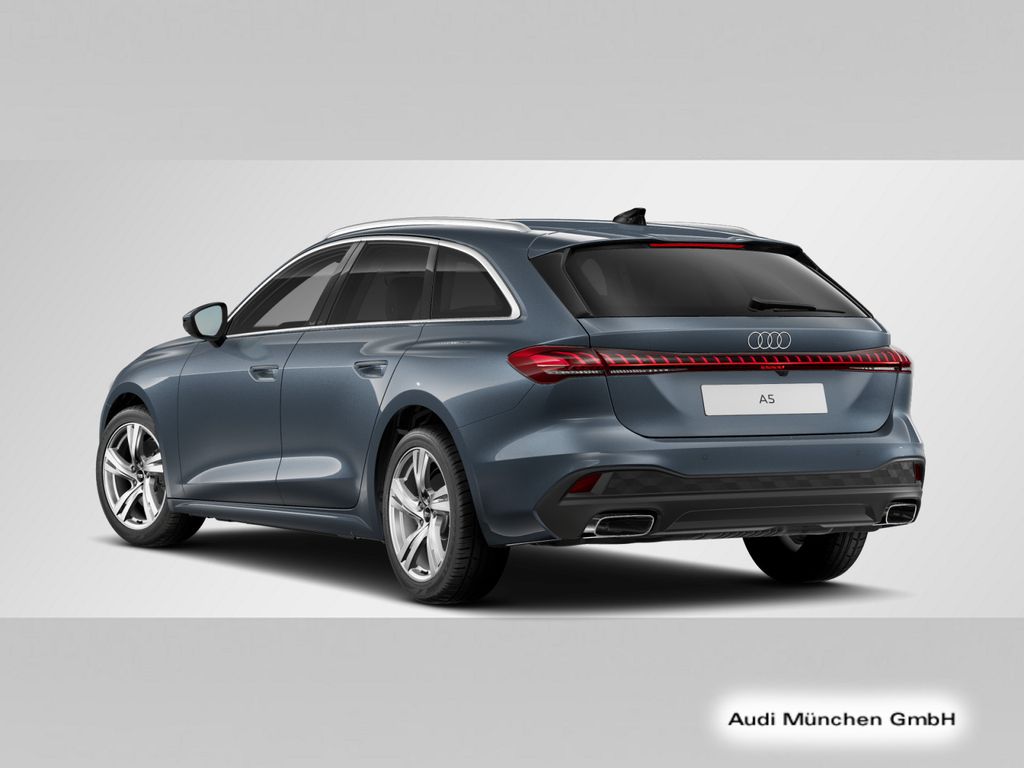 Audi A5 2025 г. Синий, пробег 6068 км