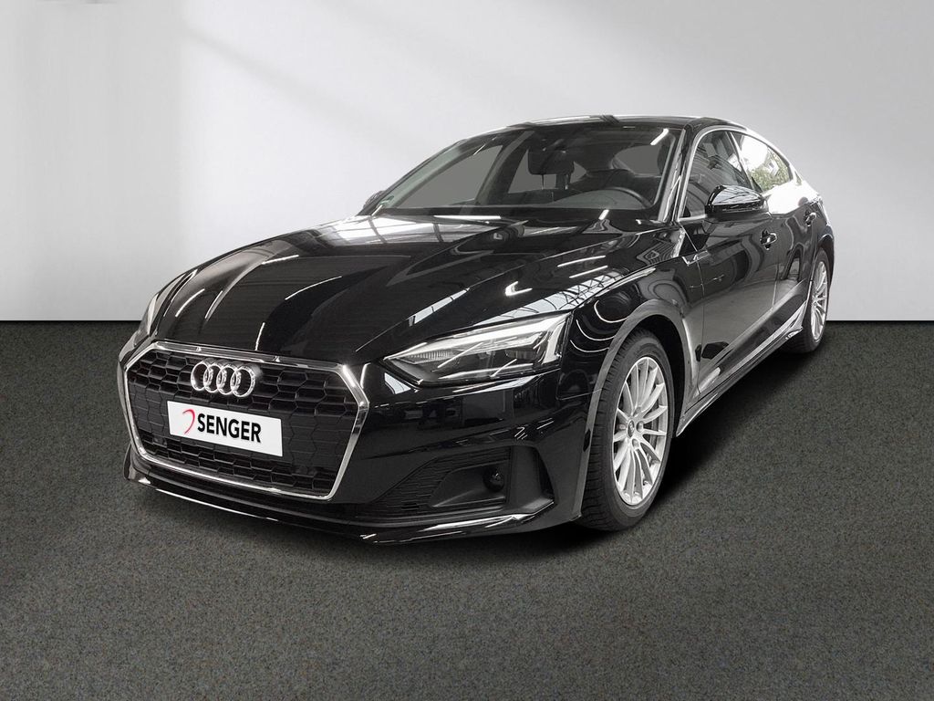 Audi A5 2023 г. Чёрный, пробег 51937 км