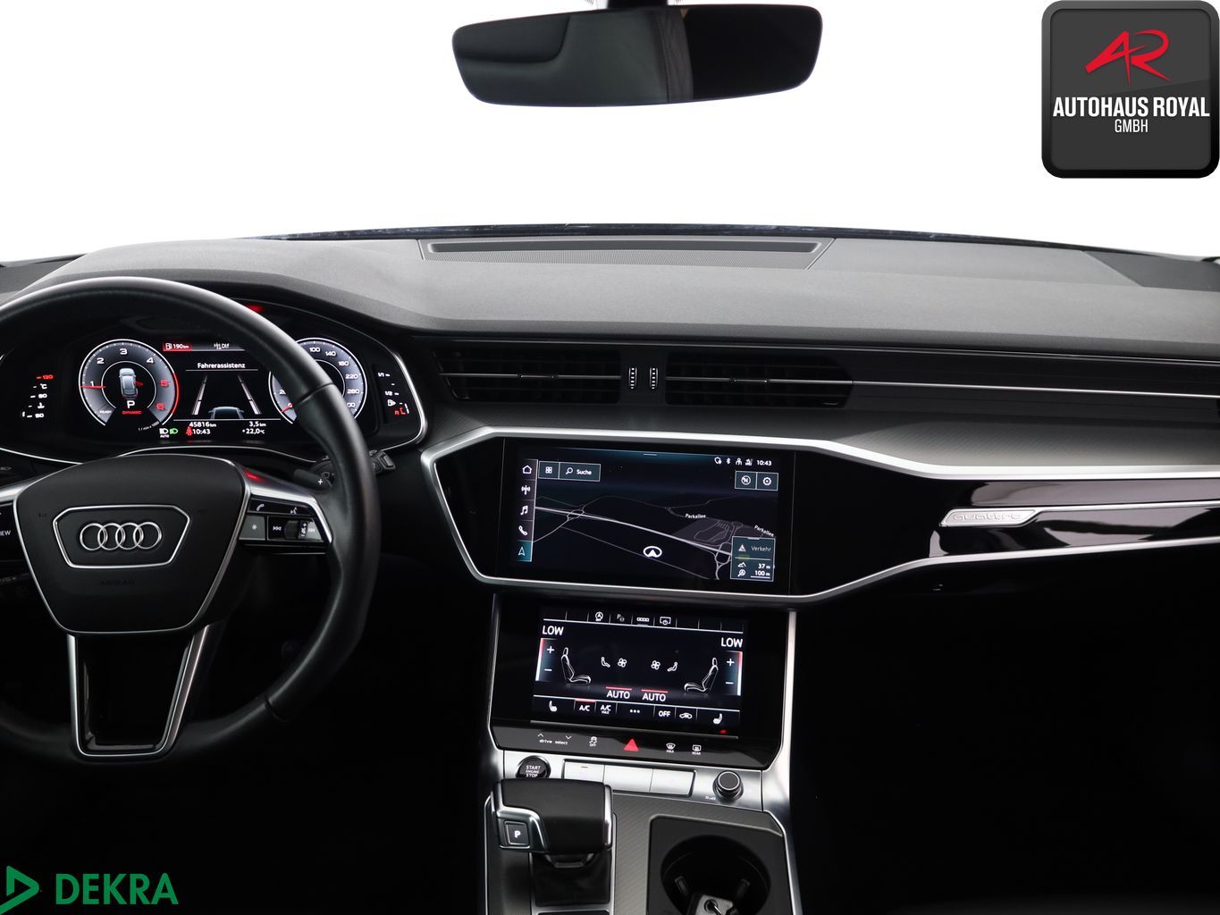 Audi A6 2022 г. Синий, пробег 45815 км