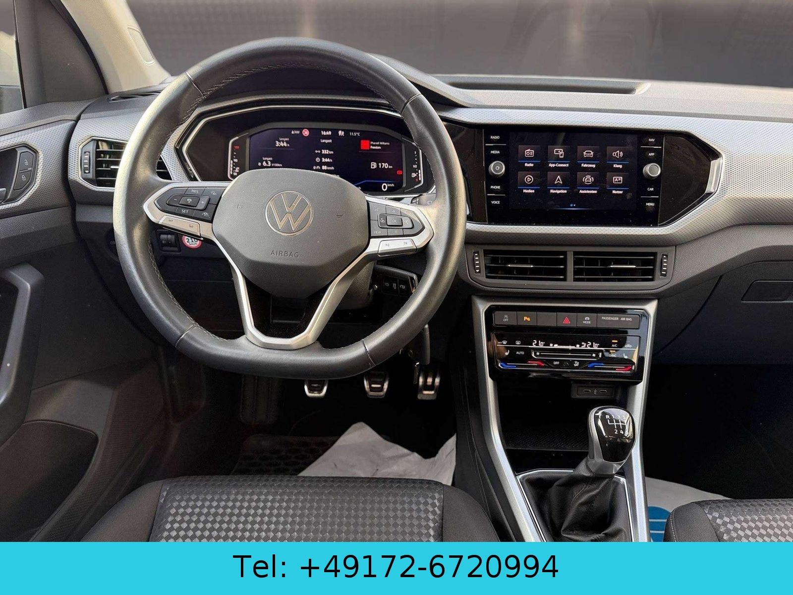 Volkswagen T-Cross 2022 г. Серый, пробег 37850 км