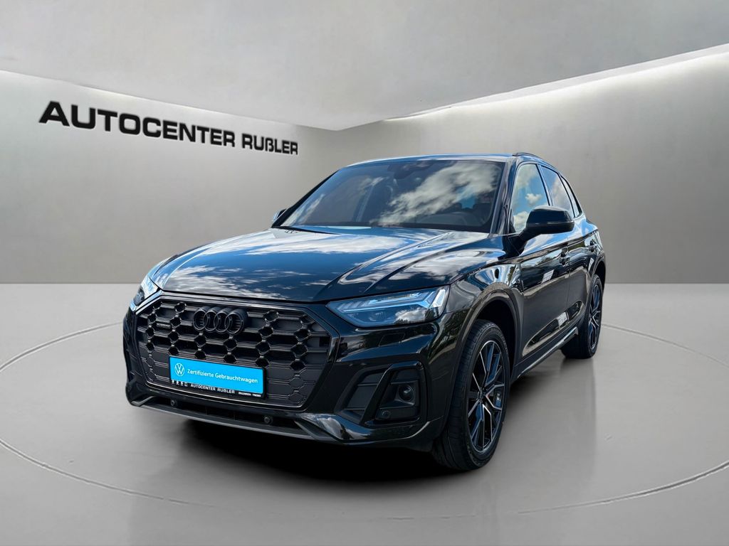 Audi Q5 2021 г. Чёрный, пробег 55625 км