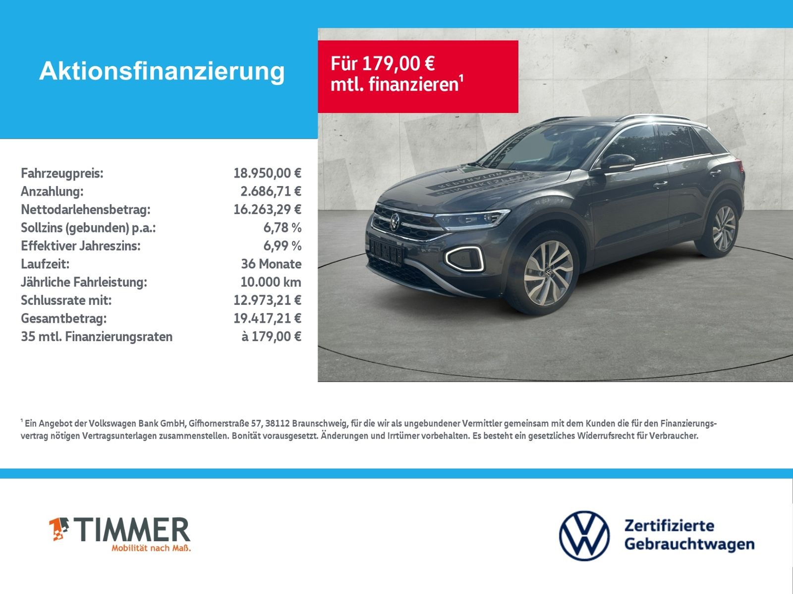Volkswagen T-Roc 2023 г. Серый, пробег 38531 км