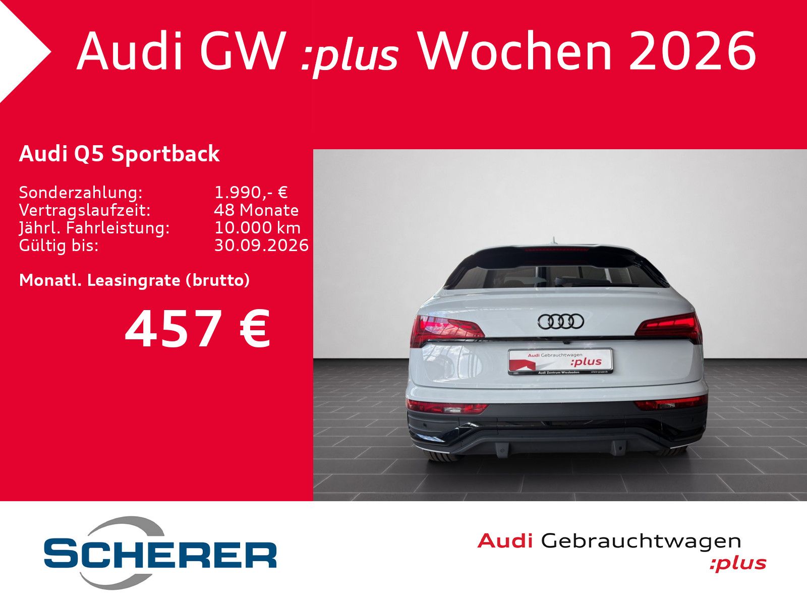 Audi Q5 2025 г. Белый, пробег 23221 км