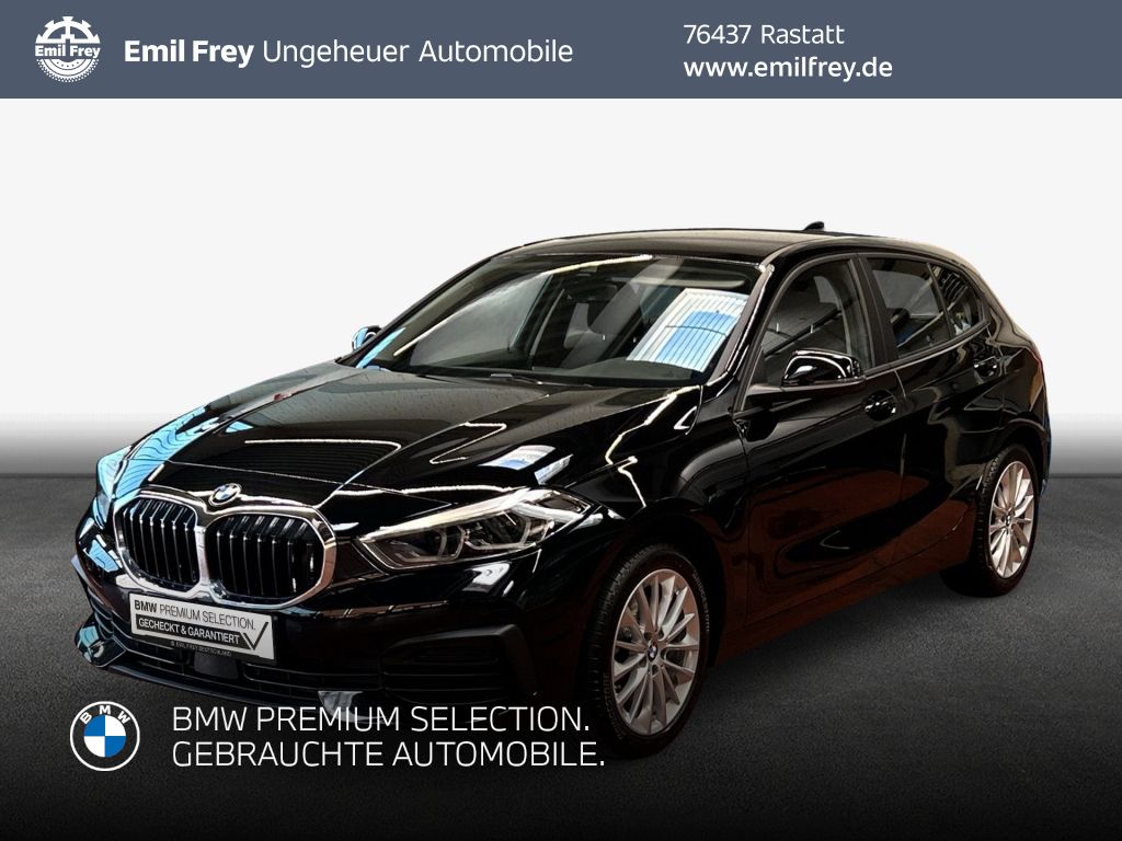 BMW 118 2023 г. Чёрный, пробег 57019 км