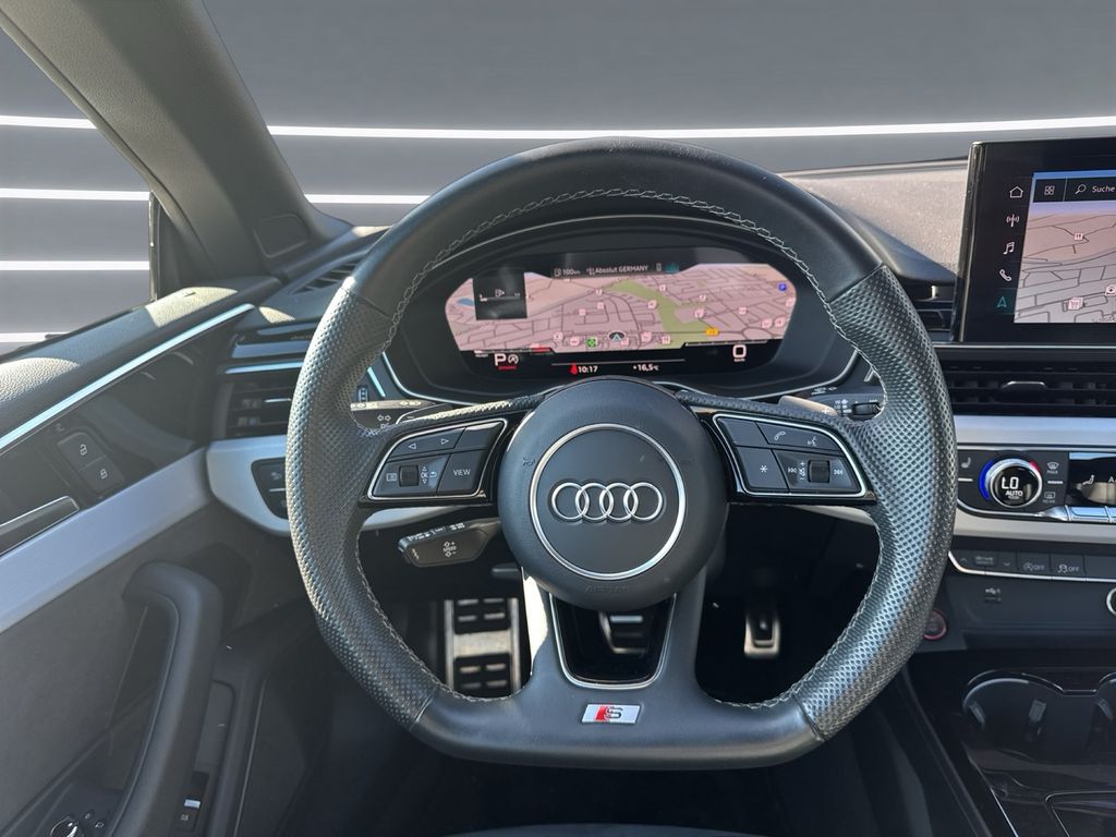 Audi S5 2023 г. Чёрный, пробег 36465 км