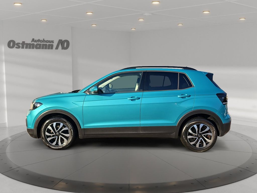 Volkswagen T-Cross 2022 г. Синий, пробег 45729 км