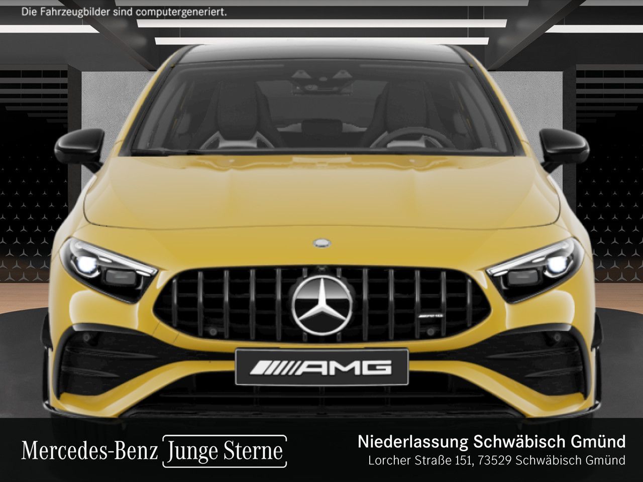 Mercedes-Benz A 35 AMG 2023 г. Жёлтый, пробег 29961 км